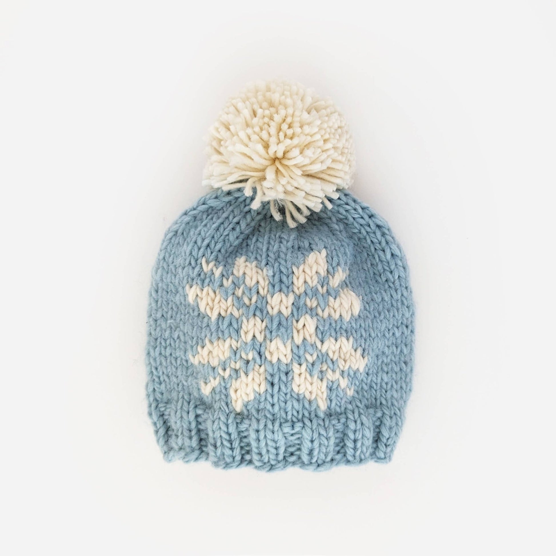 Snowflake Surf Blue Beanie Hat for Baby & Kids - Wild Child Hat CoHuggalugs