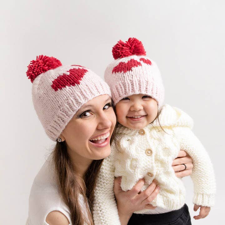 Sweetheart Knit Beanie Hat SALE - Wild Child Hat CoHuggalugs