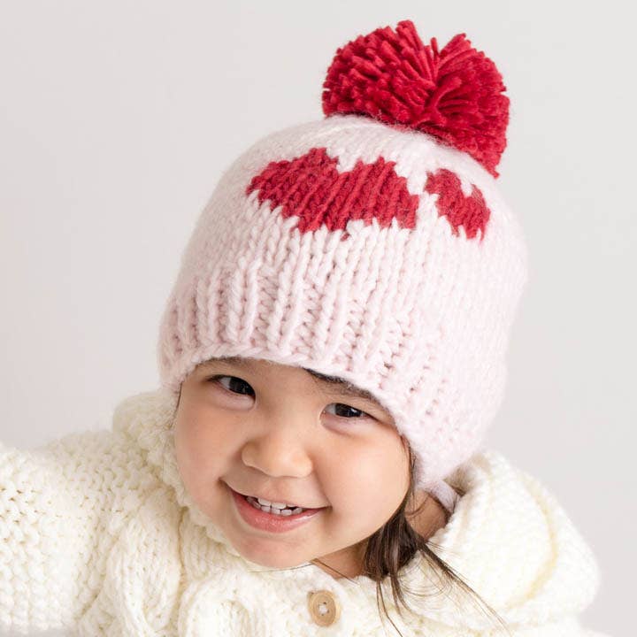 Sweetheart Knit Beanie Hat SALE - Wild Child Hat CoHuggalugs