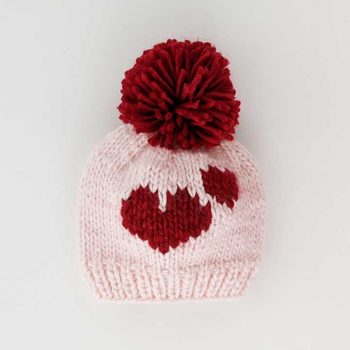 Sweetheart Knit Beanie Hat SALE - Wild Child Hat CoHuggalugs