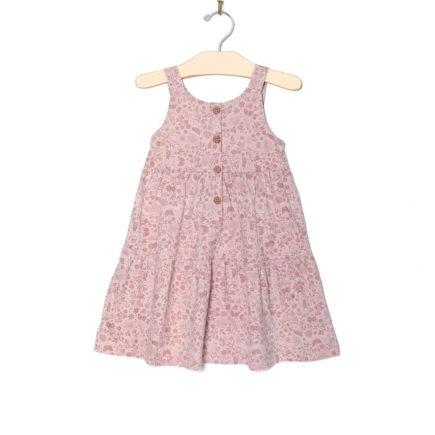 Tiered Tank Dress - Birds and Butterflies - Wild Child Hat CoCity Mouse Studio
