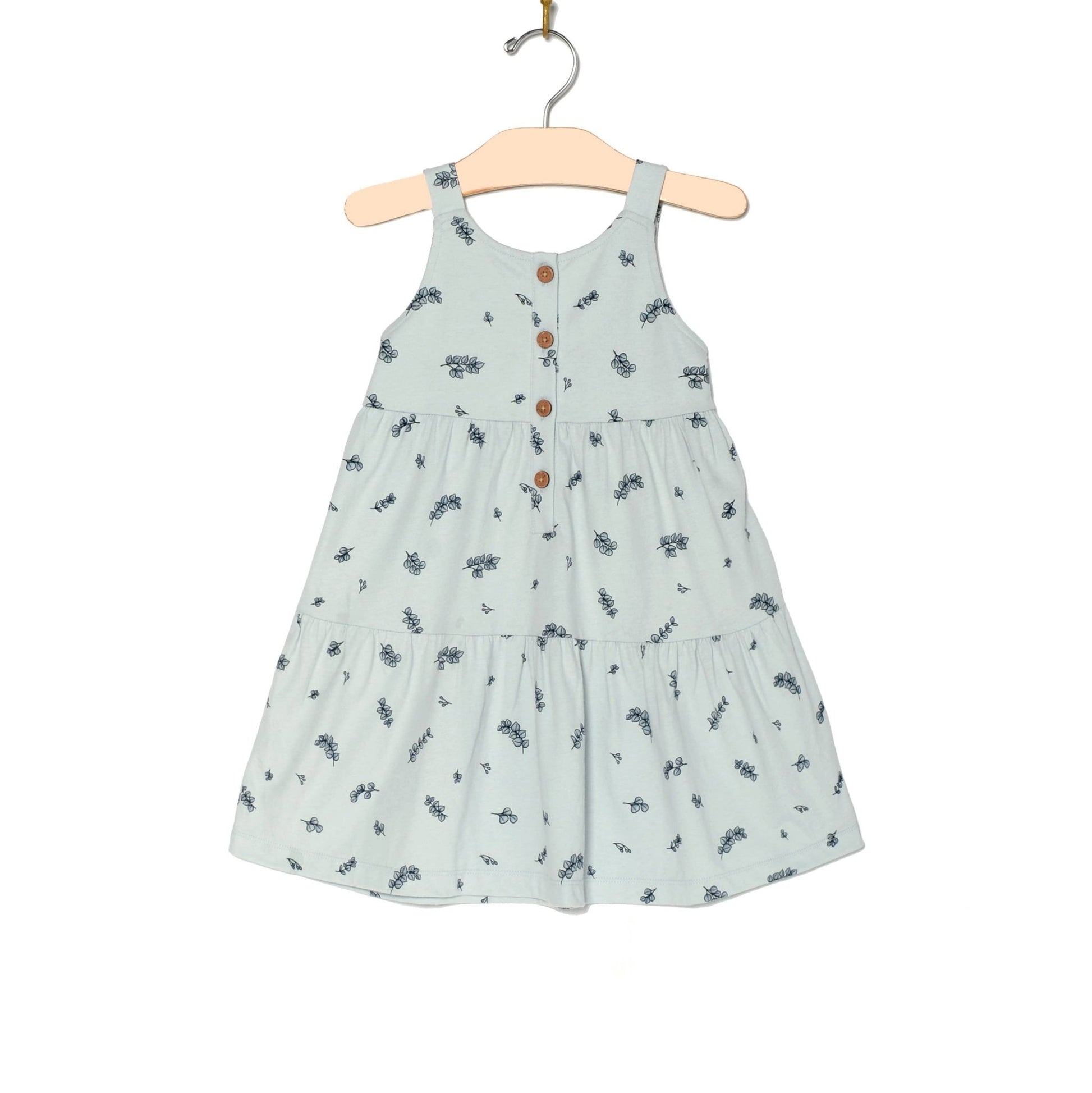 Tiered Tank Dress - Eucalyptus - Wild Child Hat CoCity Mouse Studio