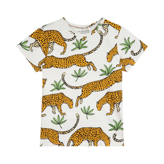 Tropical Leopard Toddler Shirt - Wild Child Hat CoThe Striped CatShirt