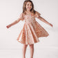 Twirl Dress - Blush Floral - Wild Child Hat CoCity Mouse Studio