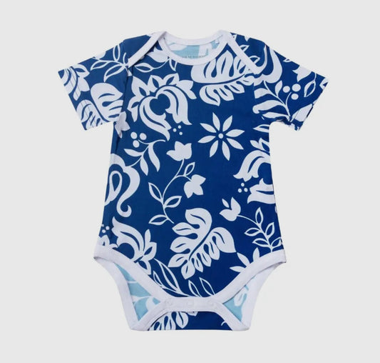 Vintage Pareo Baby Bamboo Onesie - Wild Child Hat CoCoco MoonBodysuit