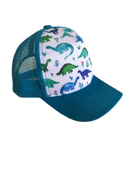 Blue Dinosaur Trucker Hat - Wild Child Hat CoWild Child Hat CoTrucker Hat