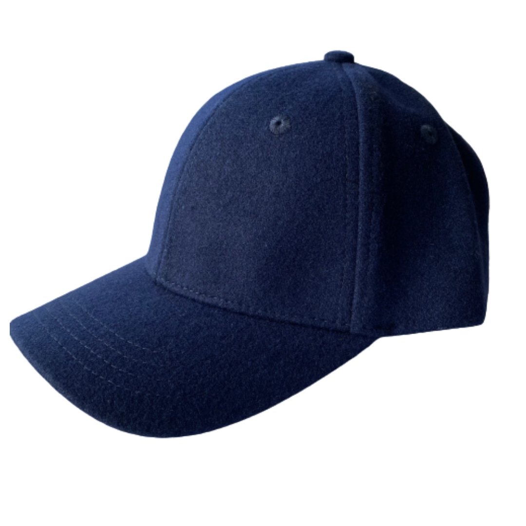 Blue Wool Luxury Ball Cap - Wild Child Hat CoWild Child Hat Co