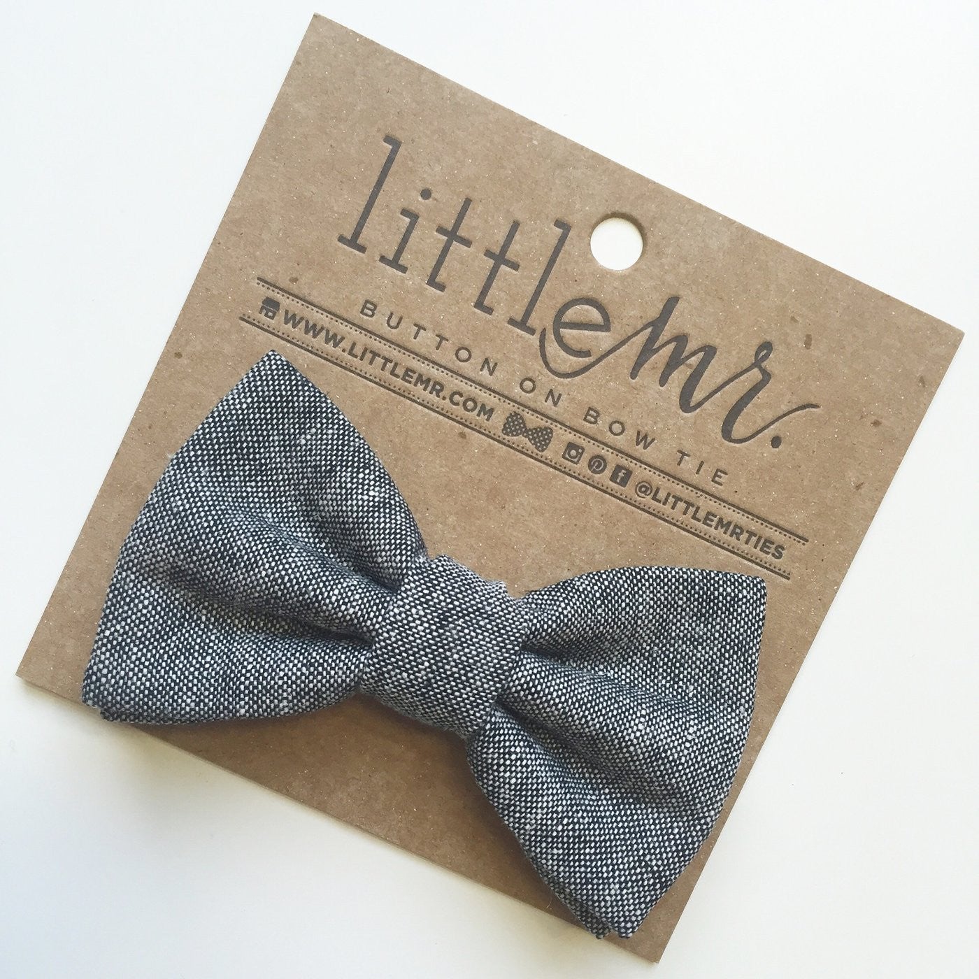 Button On Bow Tie - Wild Child Hat CoLittle MistersBow Tie