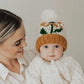 Coneflower Gold Knit Beanie Hat - Wild Child Hat CoHuggalugsBeanie