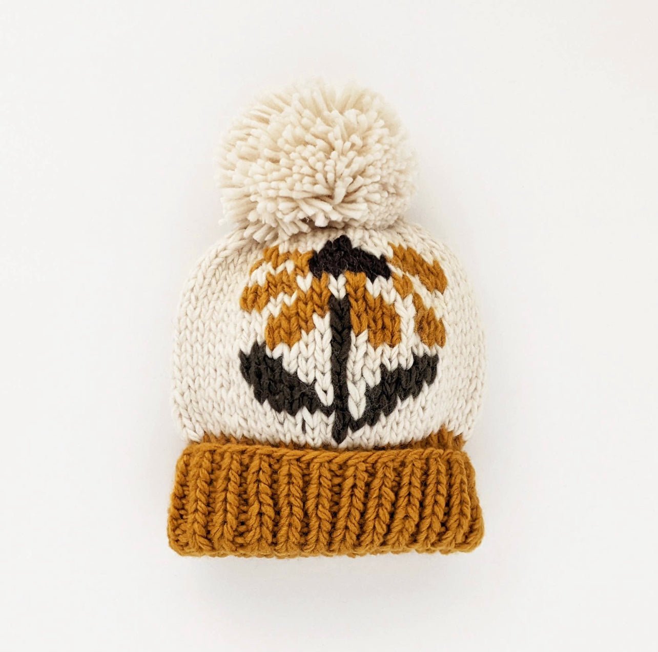 Coneflower Gold Knit Beanie Hat - Wild Child Hat CoHuggalugsBeanie