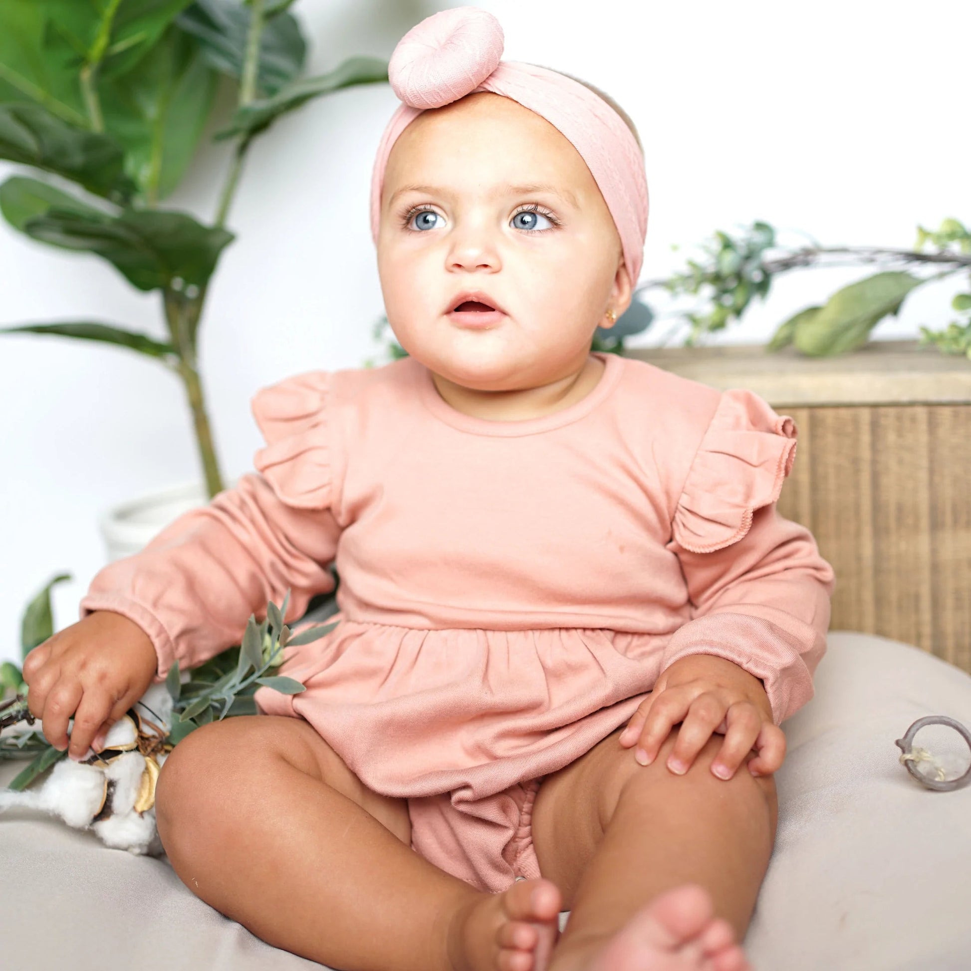 Dusty rose newborn outfit sales