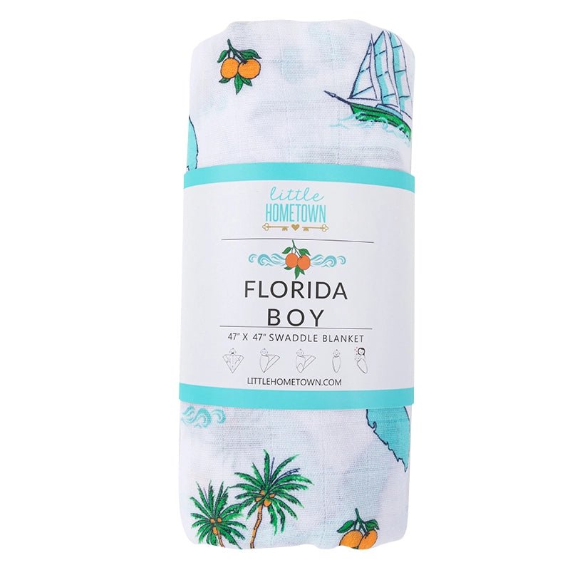 Florida Swaddle Blanket - Wild Child Hat CoLittle HometownSwaddle