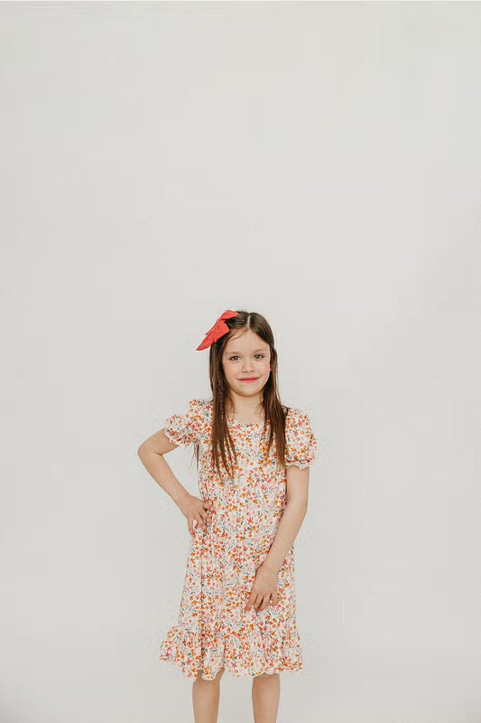 Millie Mauve Floral Dress - Wild Child Hat CoNavy FieldsDress