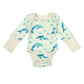 Organic Cotton Long Sleeve Baby Bodysuit, Flipper - Wild Child Hat CoEarthyOnesie