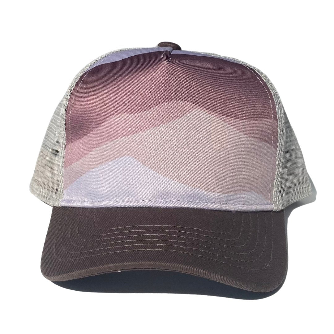 Purple Mountains Trucker Hat - Wild Child Hat CoWild Child Hat Co
