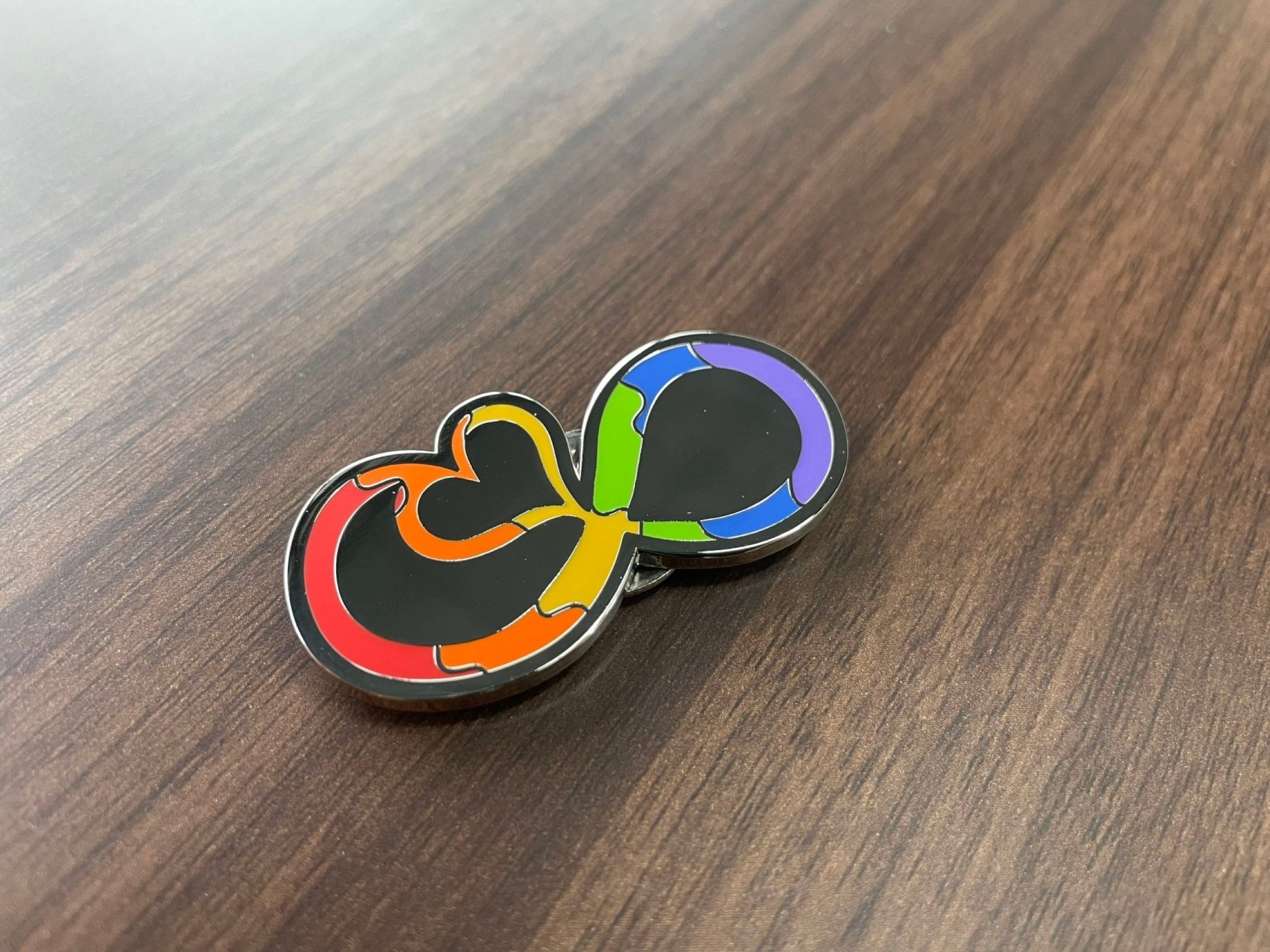 Rainbow Infinity Enamel Pin - Wild Child Hat CoWild Child Hat CoEnamel pin