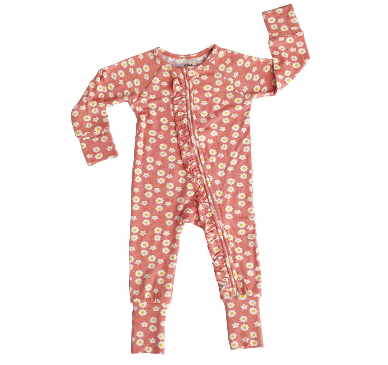 Rose Daisy Bamboo Convertible Baby Pajama - Wild Child Hat CoEmerson and FriendsPajamas