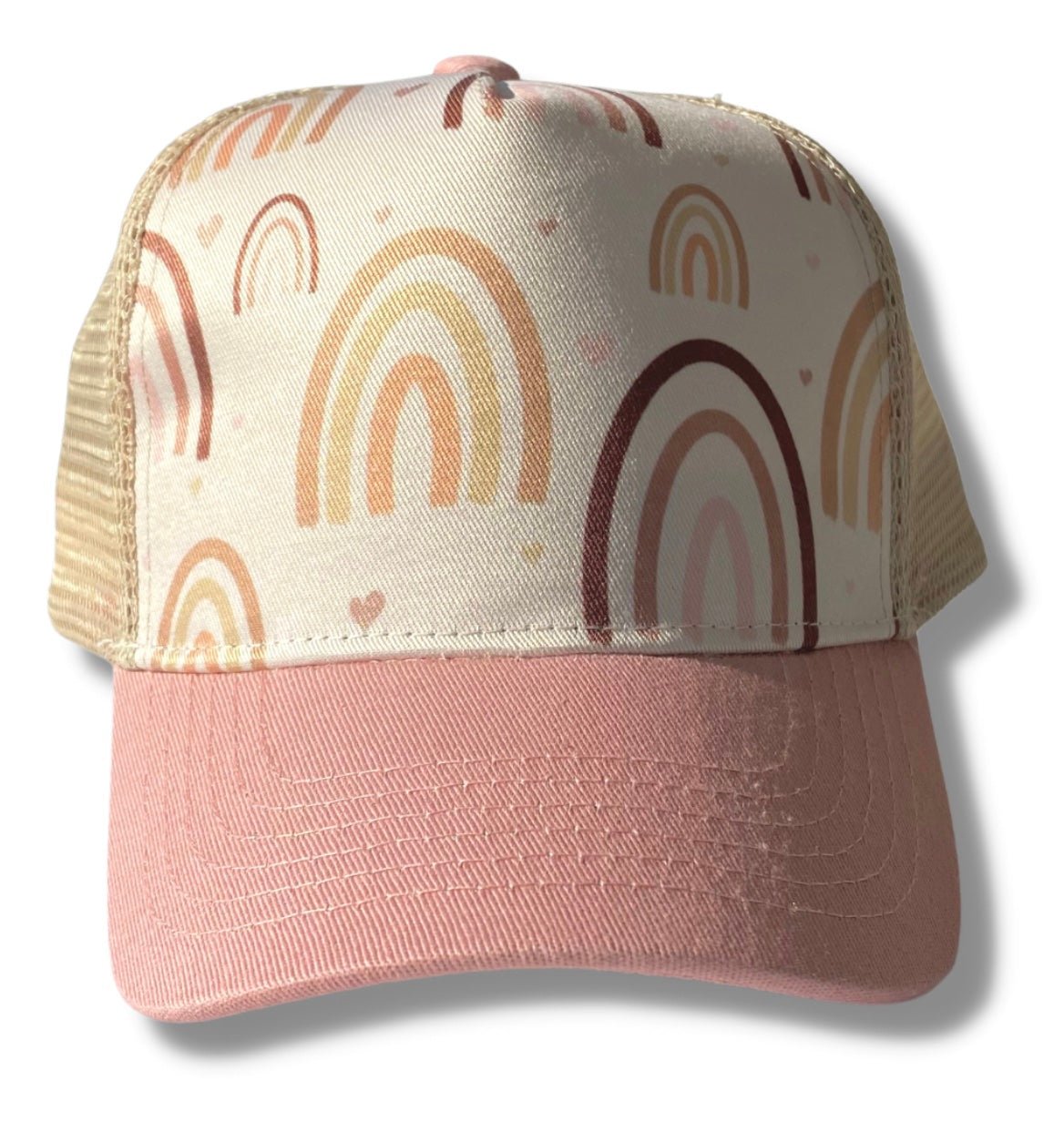 Rose Rainbow Trucker Hat - Wild Child Hat CoWild Child Hat Co